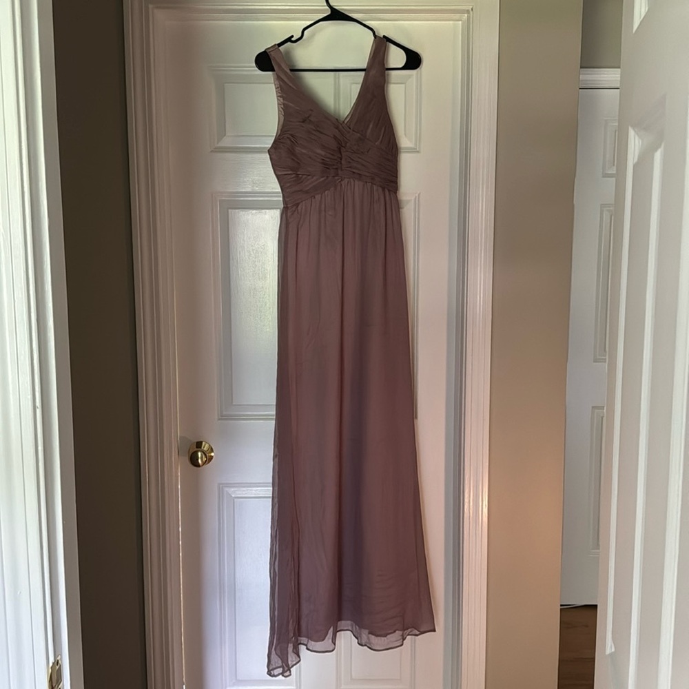 BHLDN size S V Neck Light Purple Bridesmaid Dress Brand New!